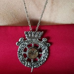 Naga Amulet 925 silver with  yin yang symbol